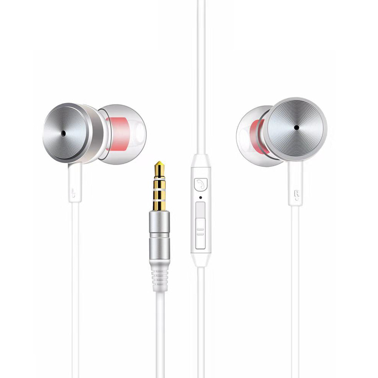 MT-H10 Universal Earphones in White